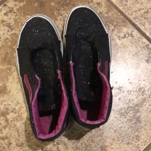 Youth girls hi top Vans